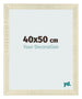 Cadre Photo 40x50cm Chene Sonoma MDF Pisa De Face Mesure | Yourdecoration.fr