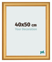 Cadre Photo 40x50cm Or Mat MDF Lazio De Face Mesure | Yourdecoration.fr