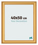 Cadre Photo 40x50cm Or Mat MDF Lazio De Face Mesure | Yourdecoration.fr