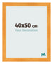 Cadre Photo 40x50cm Orange MDF Pisa De Face Mesure | Yourdecoration.fr