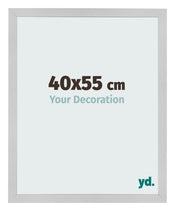 Cadre Photo 40x55cm Acier Inoxydable MDF Bologna De Face Mesure | Yourdecoration.fr
