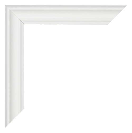Cadre Photo 40x55cm Blanc Patine MDF Lazio Detail Coin | Yourdecoration.fr