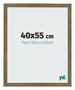 Cadre Photo 40x55cm Bronze Décor MDF Bologna De Face Mesure | Yourdecoration.fr