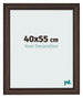 Cadre Photo 40x55cm Chene Fonce MDF Lazio De Face Mesure | Yourdecoration.fr