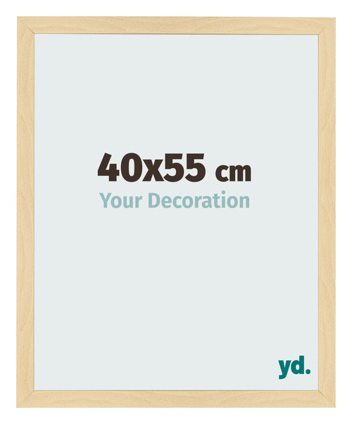 Cadre Photo 40x55cm Hêtre Décor MDF Bologna De Face Mesure | Yourdecoration.fr