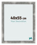 Cadre Photo 40x55cm Metal Vintage MDF Pisa De Face Mesure | Yourdecoration.fr