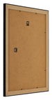 Cadre Photo 40x55cm Noir Argent Poli MDF Pisa Arriere Oblique | Yourdecoration.fr