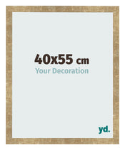 Cadre Photo 40x55cm Or Antique MDF Bologna De Face Mesure | Yourdecoration.fr