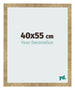 Cadre Photo 40x55cm Or Antique MDF Bologna De Face Mesure | Yourdecoration.fr