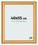 Cadre Photo 40x55cm Or Mat MDF Lazio De Face Mesure | Yourdecoration.fr