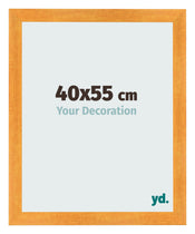 Cadre Photo 40x55cm Orange MDF Pisa De Face Mesure | Yourdecoration.fr