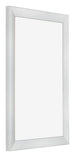 Cadre Photo 40x60cm Argent Noir Patine MDF Pisa De Face Oblique | Yourdecoration.fr
