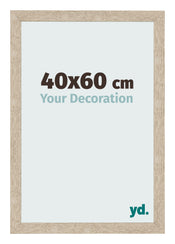 Cadre Photo 40x60cm Chêne Sonoma MDF Bologna De Face Mesure | Yourdecoration.fr