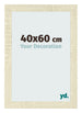 Cadre Photo 40x60cm Chene Sonoma MDF Pisa De Face Mesure | Yourdecoration.fr