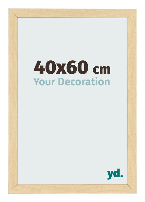 Cadre Photo 40x60cm Hêtre Décor MDF Bologna De Face Mesure | Yourdecoration.fr
