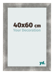 Cadre Photo 40x60cm Metal Vintage MDF Pisa De Face Mesure | Yourdecoration.fr