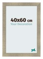 Cadre Photo 40x60cm Or Vintage MDF Pisa De Face Mesure | Yourdecoration.fr