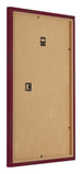 Cadre Photo 40x60cm Vin Rouge Patine MDF Bologna Arriere Oblique | Yourdecoration.fr
