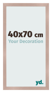 Cadre Photo 40x70 cm Rose Ancien MDF Bologna De Face Mesure | Yourdecoration.fr