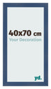 Cadre Photo 40x70cm Bleu Fonce Patine MDF Pisa De Face Mesure | Yourdecoration.fr