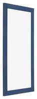 Cadre Photo 40x70cm Bleu Fonce Patine MDF Pisa De Face Oblique | Yourdecoration.fr