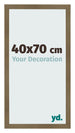 Cadre Photo 40x70cm Bronze Décor MDF Bologna De Face Mesure | Yourdecoration.fr