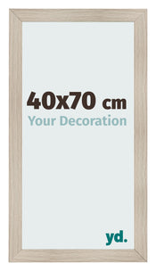 Cadre Photo 40x70cm Chene Rustique MDF Pisa De Face Mesure | Yourdecoration.fr