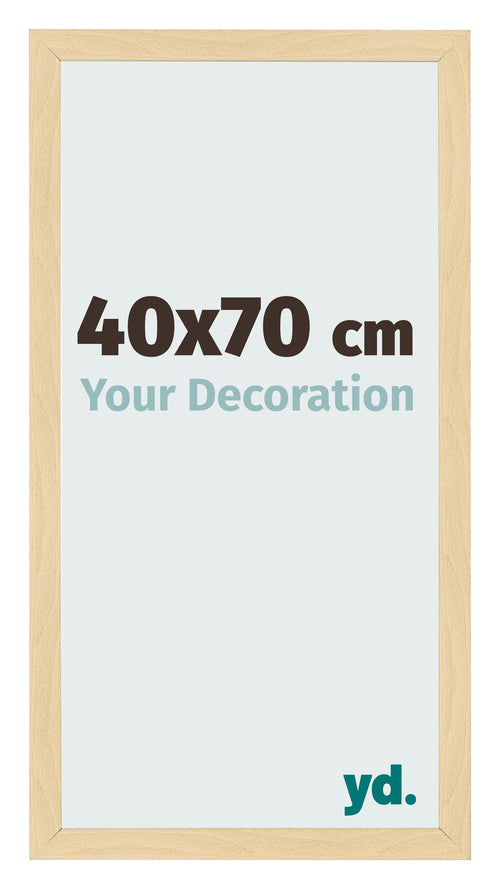 Cadre Photo 40x70cm Hêtre Décor MDF Bologna De Face Mesure | Yourdecoration.fr