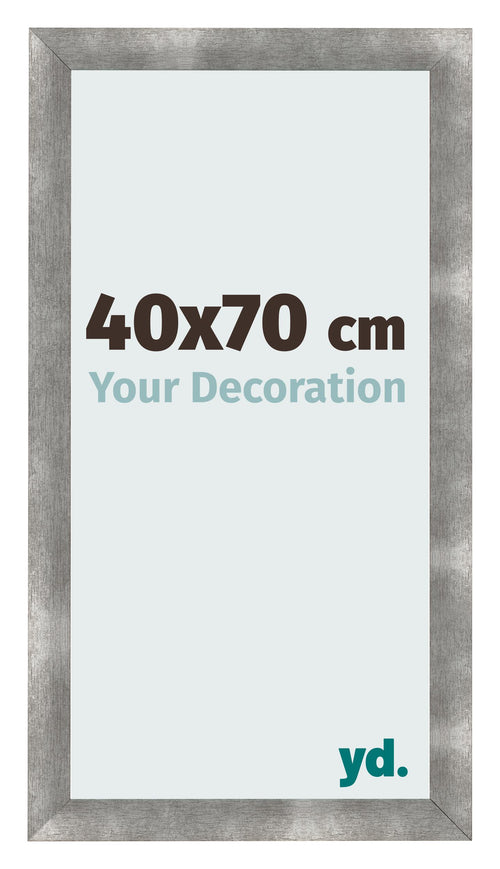 Cadre Photo 40x70cm Metal Vintage MDF Pisa De Face Mesure | Yourdecoration.fr