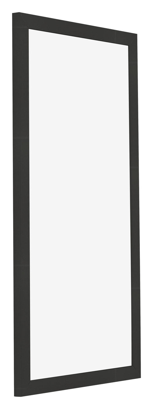 Cadre Photo 40x70cm Noir Grain de Bois MDF Bologna De Face Oblique | Yourdecoration.fr
