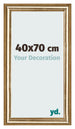 Cadre Photo 40x70cm Or Antique MDF Lazio De Face Mesure | Yourdecoration.fr