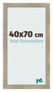 Cadre Photo 40x70cm Or Vintage MDF Pisa De Face Mesure | Yourdecoration.fr