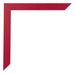 Cadre Photo 40x70cm Rouge MDF Bologna Detail Coin | Yourdecoration.fr