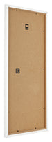 Cadre Photo 40x80cm Blanc Brillant MDF Bologna Arriere Oblique | Yourdecoration.fr
