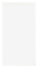 Cadre Photo 40x80cm Blanc Brillant MDF Bologna De Face | Yourdecoration.fr