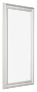 Cadre Photo 40x80cm Blanc Patine MDF Lazio De Face Oblique | Yourdecoration.fr