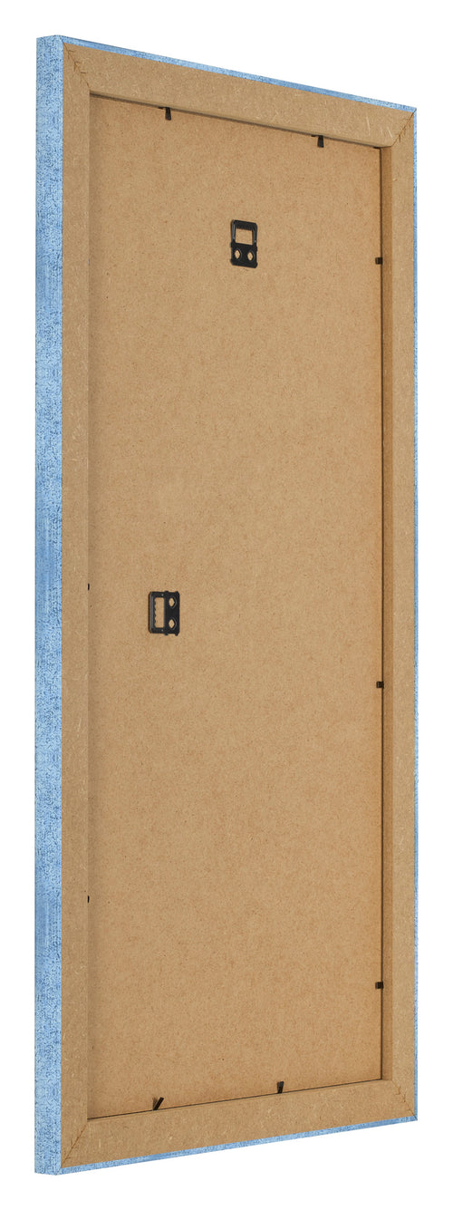 Cadre Photo 40x80cm Bleu Brillant Patine MDF Pisa Arriere Oblique | Yourdecoration.fr