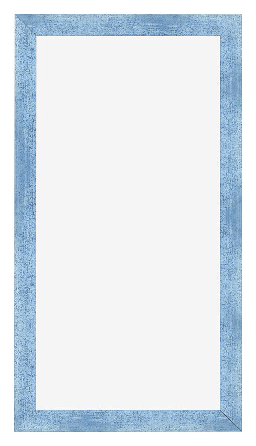 Cadre Photo 40x80cm Bleu Brillant Patine MDF Pisa De Face | Yourdecoration.fr