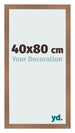 Cadre Photo 40x80cm Cuivre Décor MDF Bologna De Face Mesure | Yourdecoration.fr