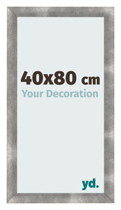 Cadre Photo 40x80cm Metal Vintage MDF Pisa De Face Mesure | Yourdecoration.fr