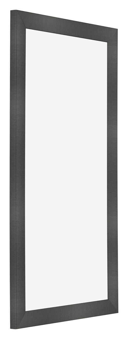 Cadre Photo 40x80cm Noir Argent Poli MDF Pisa De Face Oblique | Yourdecoration.fr