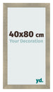 Cadre Photo 40x80cm Or Vintage MDF Pisa De Face Mesure | Yourdecoration.fr