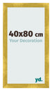Cadre Photo 40x80cm Or Vintage MDF Pisa De Face Mesure | Yourdecoration.fr