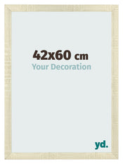 Cadre Photo 42x60cm Chene Sonoma MDF Pisa De Face Mesure | Yourdecoration.fr