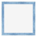 Cadre Photo 45x45cm Bleu Brillant Patine MDF Pisa De Face | Yourdecoration.fr