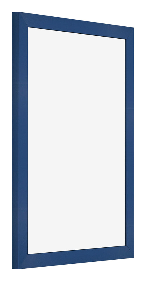 Cadre Photo 45x60cm Bleu Fonce MDF Bologna De Face Oblique | Yourdecoration.fr