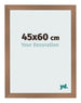 Cadre Photo 45x60cm Cuivre Décor MDF Bologna De Face Mesure | Yourdecoration.fr