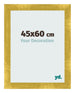 Cadre Photo 45x60cm Or Vintage MDF Pisa De Face Mesure | Yourdecoration.fr
