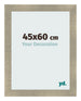 Cadre Photo 45x60cm Or Vintage MDF Pisa De Face Mesure | Yourdecoration.fr