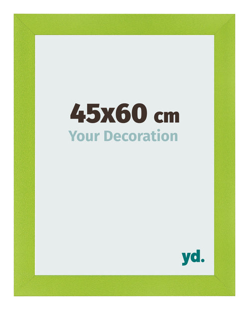 Cadre Photo 45x60cm Vert MDF Pisa De Face Mesure | Yourdecoration.fr